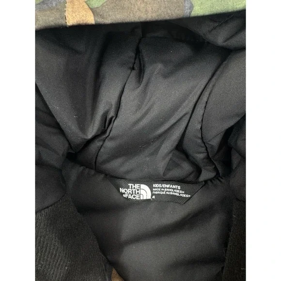 The North Face Little Kids' Freedom Insulated Jacket Camouflage Size 4 NWT